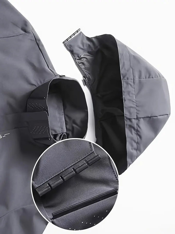 Veelzijdig heren jack, waterdicht en lichtgewicht, geschikt als buitenkleding voor lente, zomer en herfst.