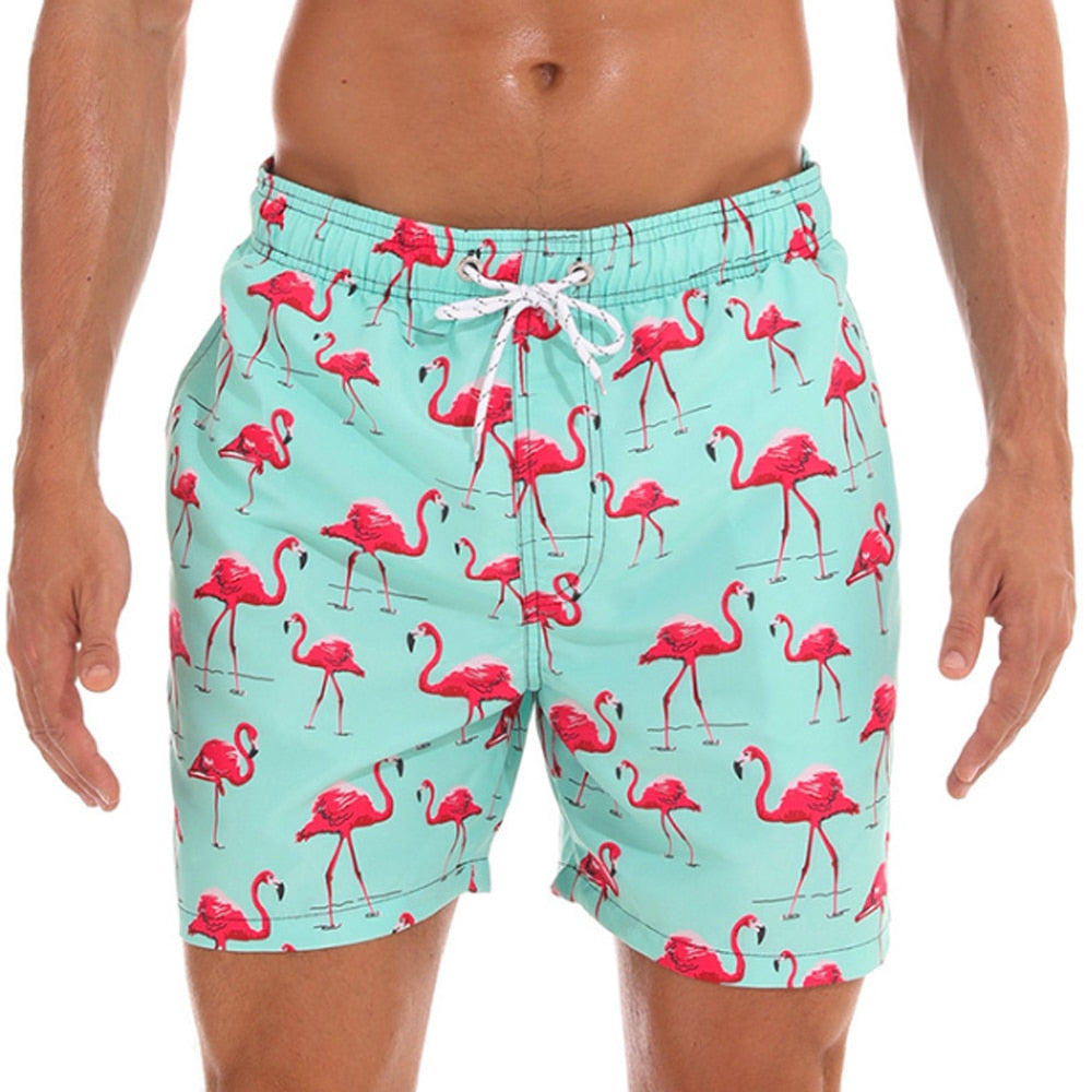 Zwembroek met levendige print voor mannen, perfecte swimwear voor een stijlvolle zomer.