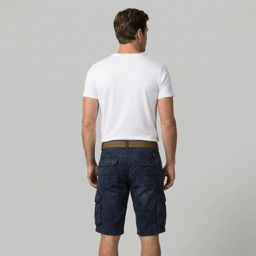 Functionele heren cargo shorts met ruime zakken, ideaal voor casual zomer outfits en outdoor activiteiten.