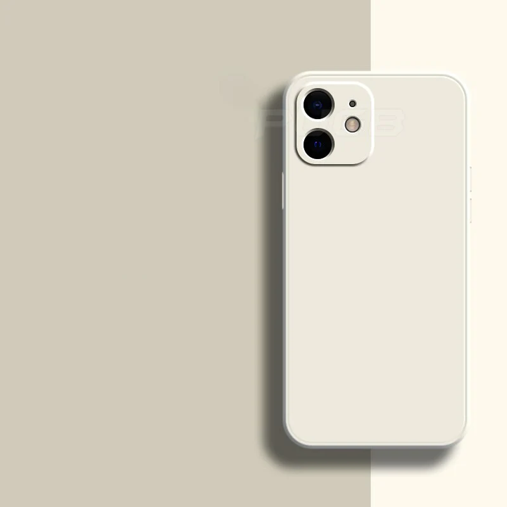 Stijlvol dun siliconen iPhone 11 hoesje, mat roze, essentiële bescherming.