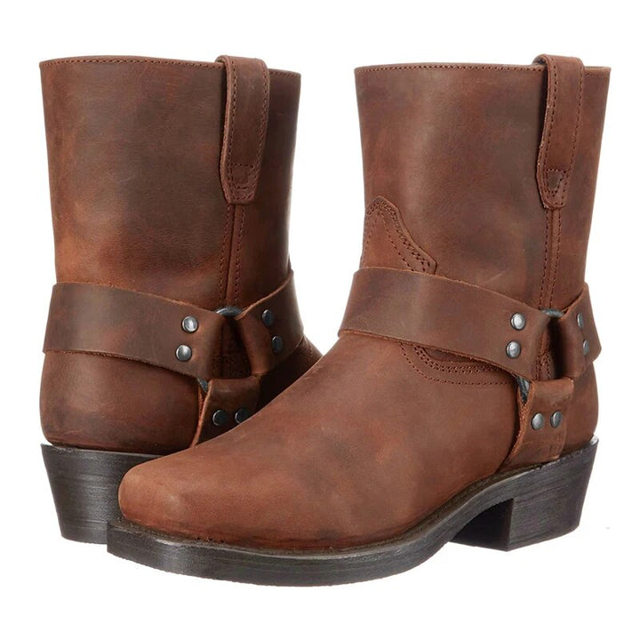 Trendy cowboy herenlaarzen, veelzijdig voor lente, herfst en winter. Deze stijlvolle westerse boots bieden comfort.