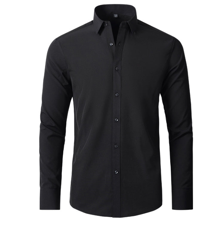 Stijlvol herenoverhemd met stretch; lange mouw, perfect voor zakelijk of casual. Kreukvrij comfort. [[lstfy-media:2]]