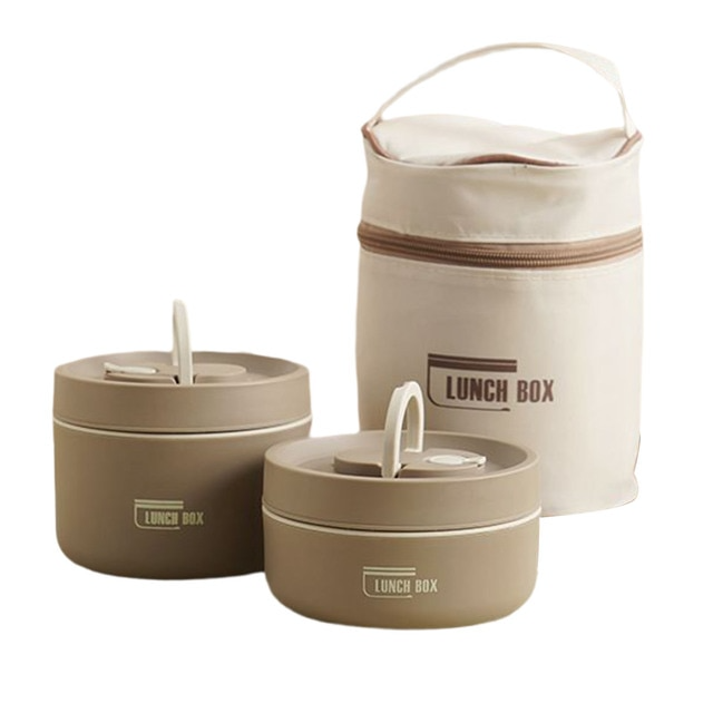 Isobox™ meerlagige maaltijdbox met isolatie, perfect voor een gezonde en voedzame lunch.