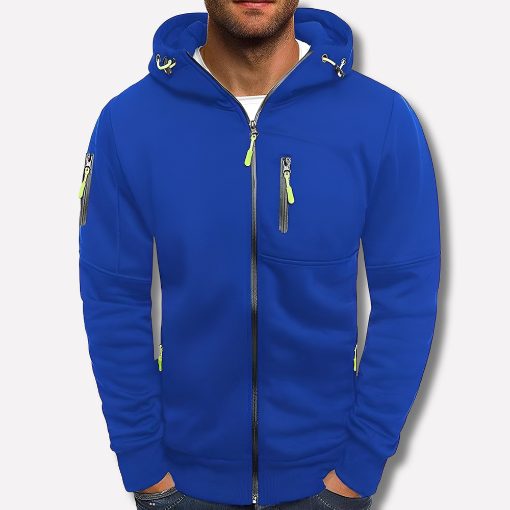 Hoymans MetroFlex heren vest met ritssluiting, moderne herenkleding, ideaal voor alle seizoenen.