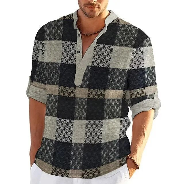 Productafbeelding 5 van heren poloshirt met 3D-print.