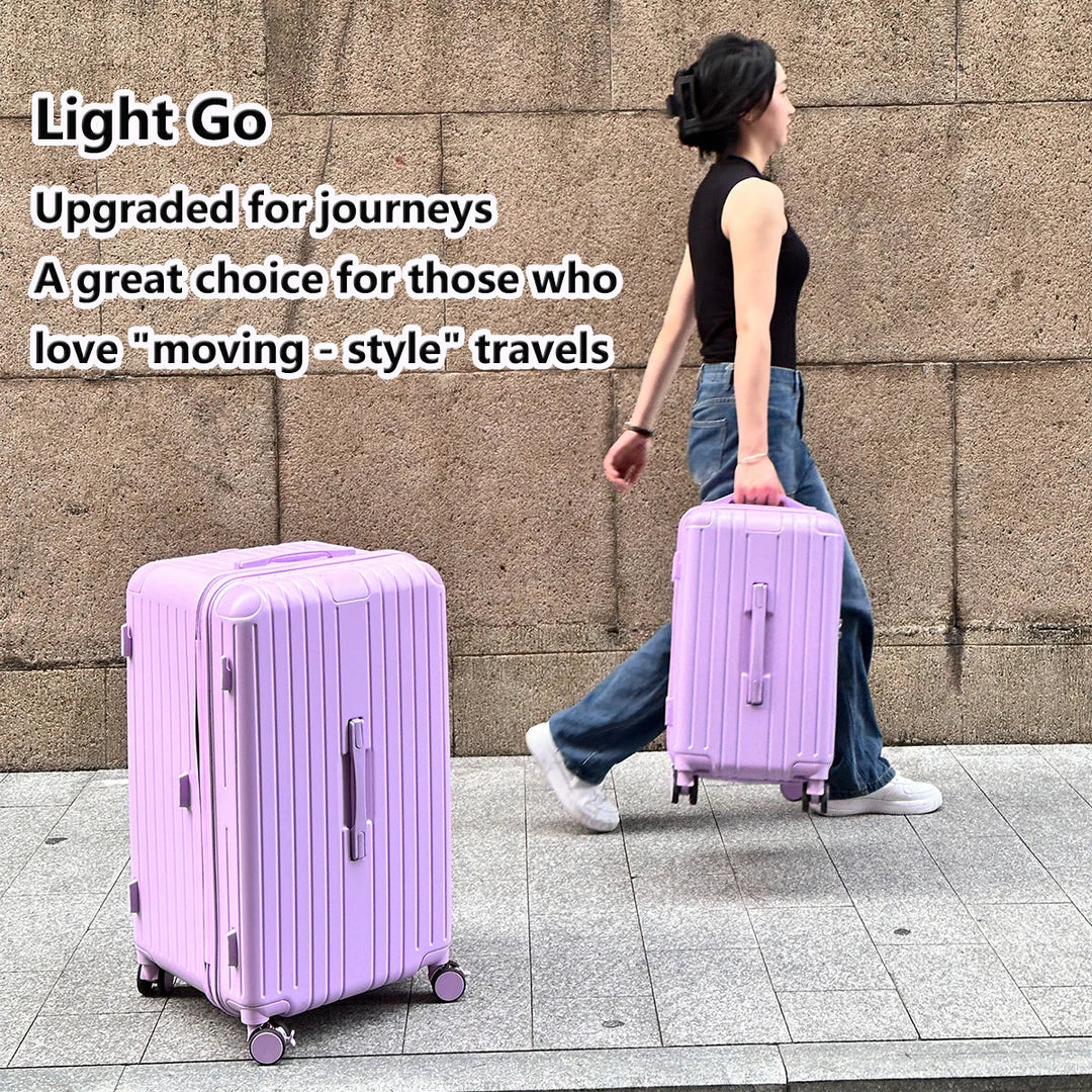 Compacte Milano Voyager handbagage koffer met harde schaal; ideaal voor vakantie en korte, comfortabele reizen.