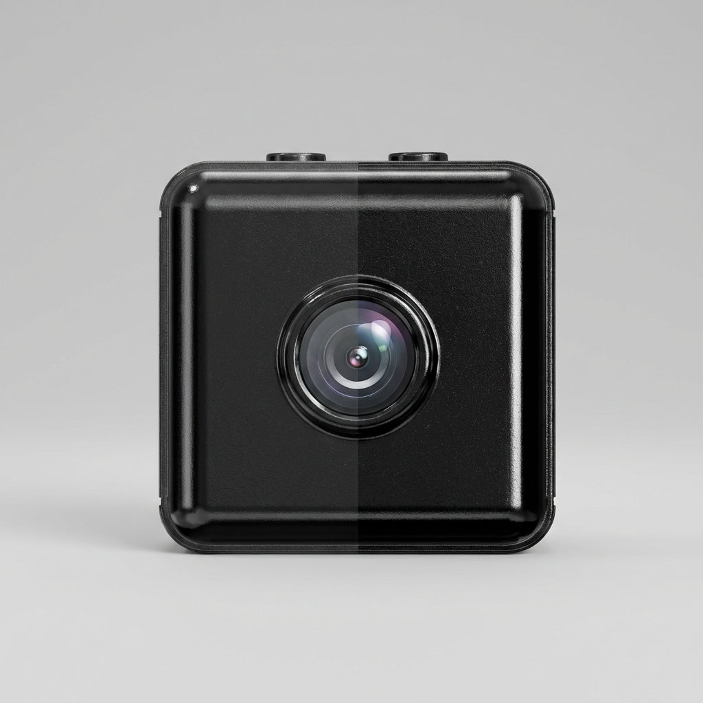 Mini draadloze beveiligingscamera 1080p voor thuisbewaking en buitenbeveiliging via wifi.