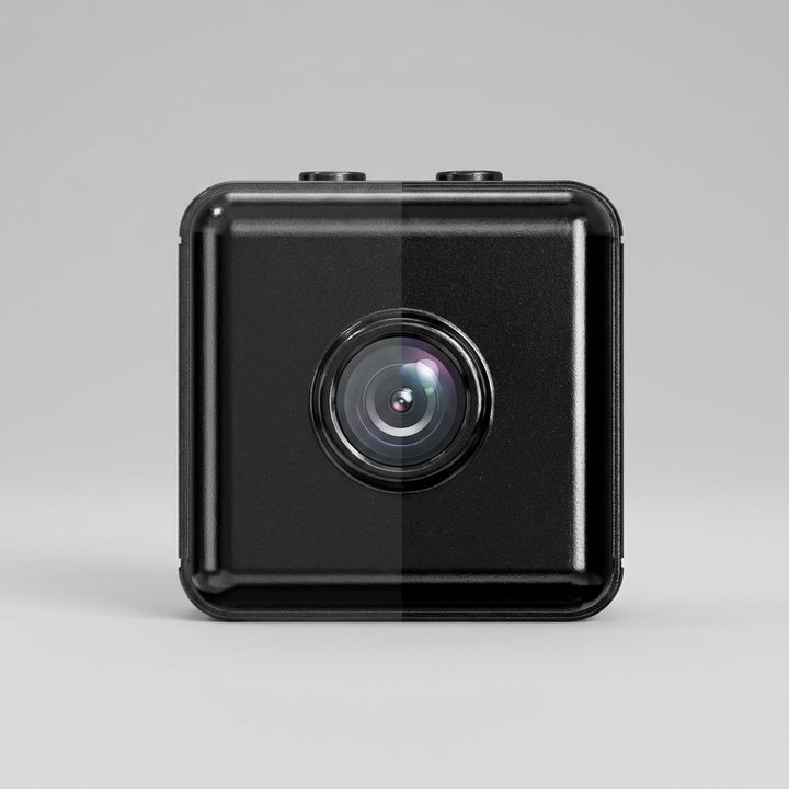 Mini draadloze beveiligingscamera 1080p voor thuisbewaking en buitenbeveiliging via wifi.