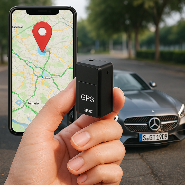 Draagbare GPS tracker voor auto's, voertuig realtime tracking zonder abonnementskosten.