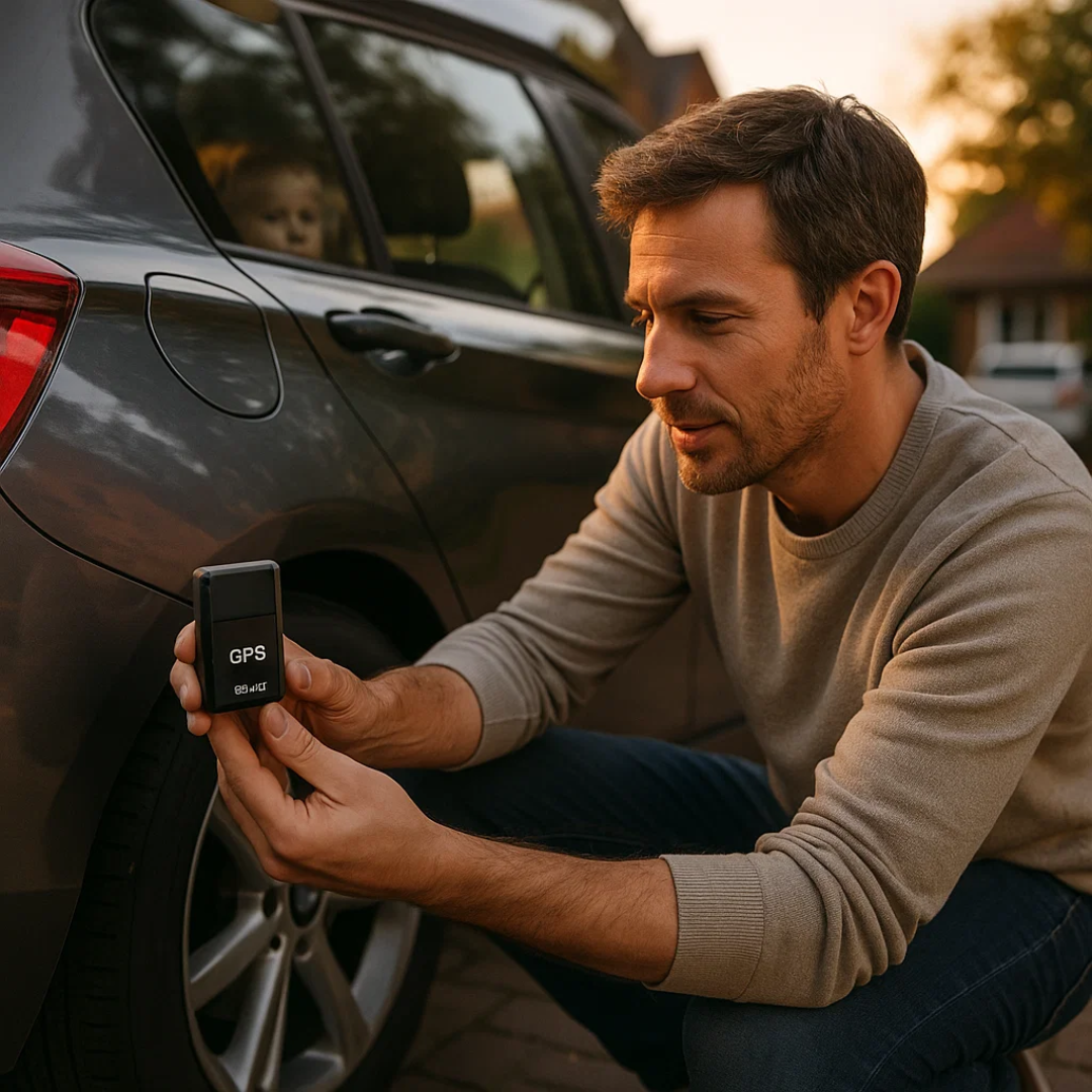 Compacte, discrete mini GPS-tracker. Perfect voor anti-diefstal beveiliging met real-time tracking.