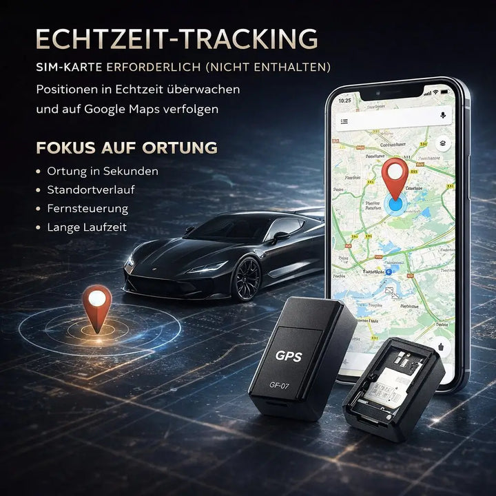 Geen abonnement GPS tracker: De voordelige mini tracker voor auto beveiliging en voertuig tracking.