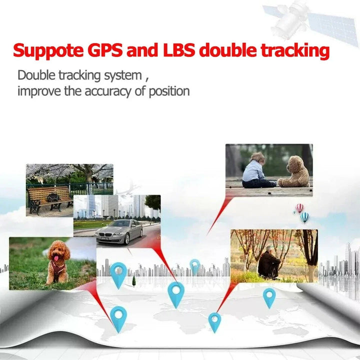 Kleine magnetische GPS tracker voor auto's, onopvallend volgsysteem met realtime locatiebepaling zonder abonnement.