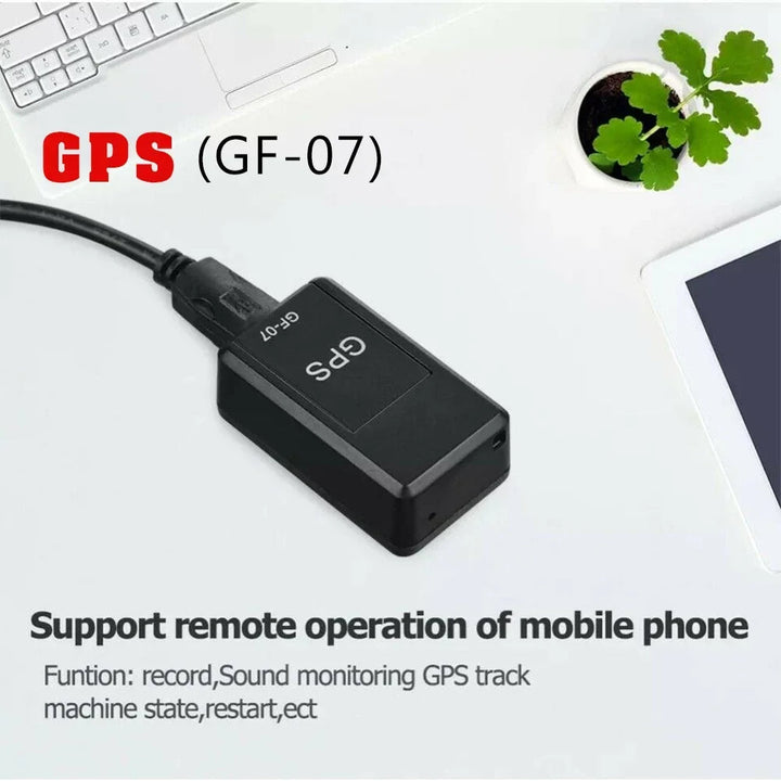 Antidiefstal mini GPS tracker voor auto's, draadloos en magnetisch, realtime volgsysteem zonder abonnementskosten.