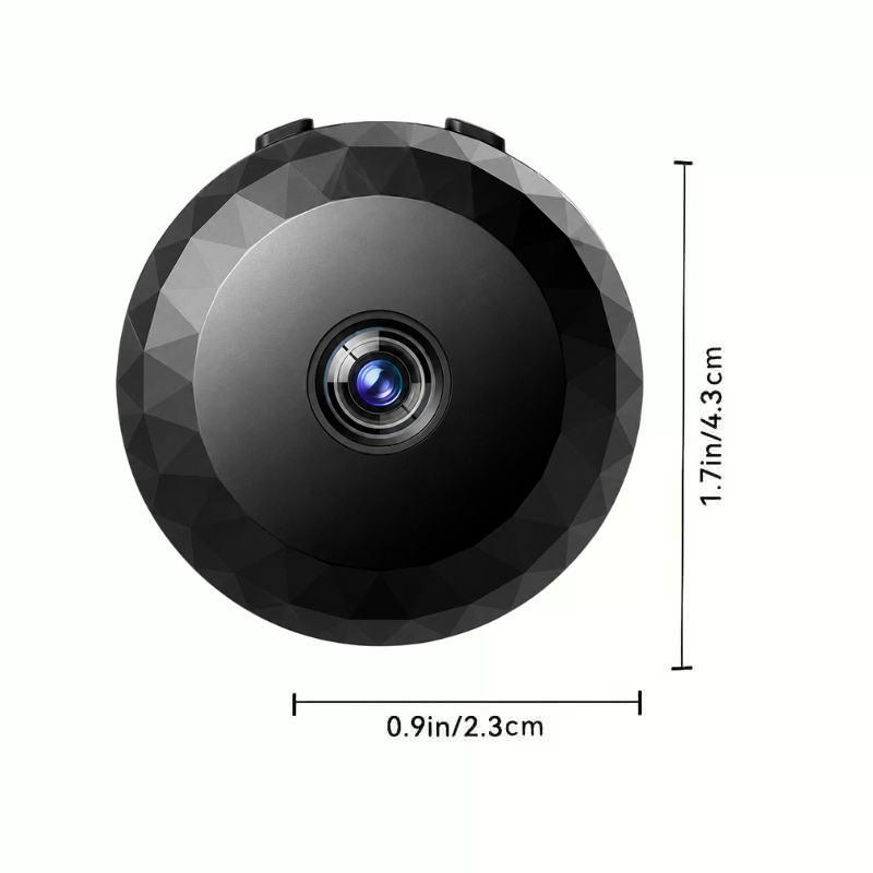 Kleine WiFi camera 1080P HD voor eenvoudige draadloze bewaking. Discreet ontwerp voor elke ruimte.