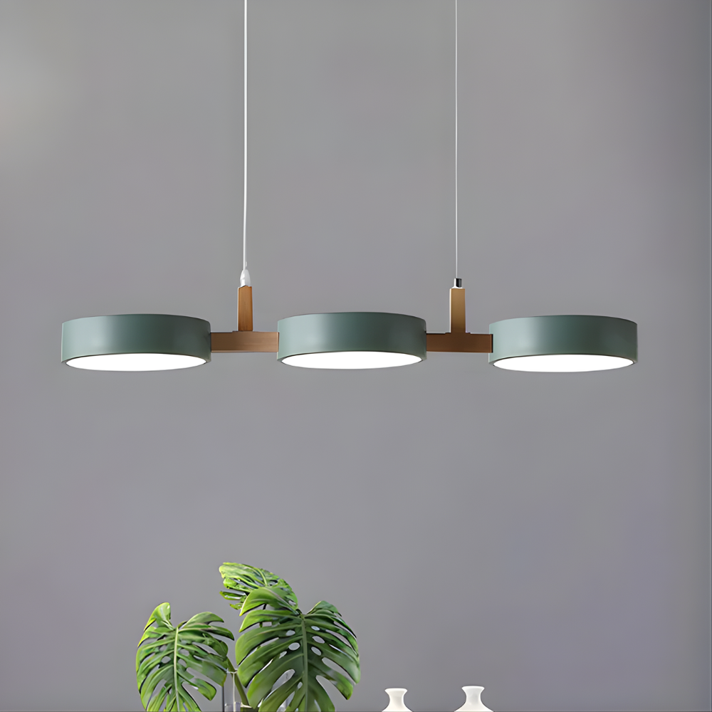 Elegante design LED plafondlamp; dimbaar, perfecte verlichting voor kantoor of moderne woonkamer.