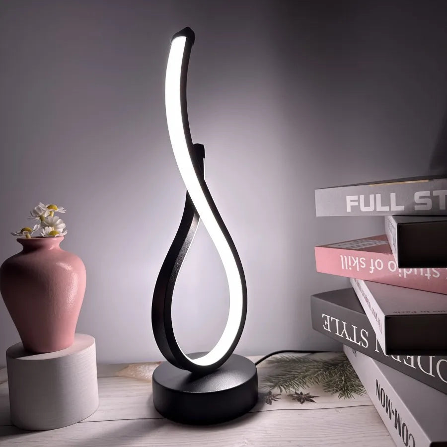 Draadloze LED tafellamp, dimbaar met 3 lichtkleuren; ideaal voor verstelbaar sfeerlicht op elk moment.