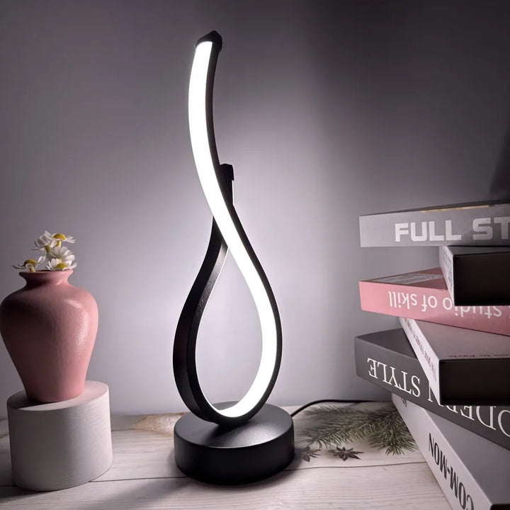 Draadloze LED tafellamp, dimbaar met 3 lichtkleuren; ideaal voor verstelbaar sfeerlicht op elk moment.