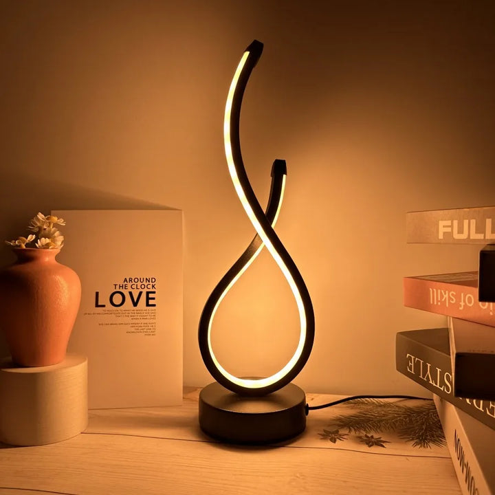 Veelzijdige dimbare LED tafellamp, modern design met 3 lichtkleuren voor diverse interieurstijlen.