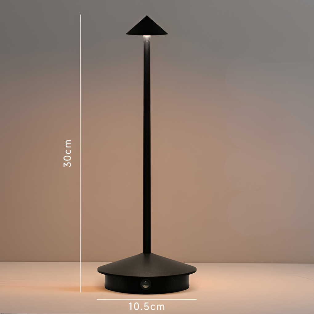 Decoratieve draadloze lamp met LED, ideaal als sfeerverlichting binnen en buiten.