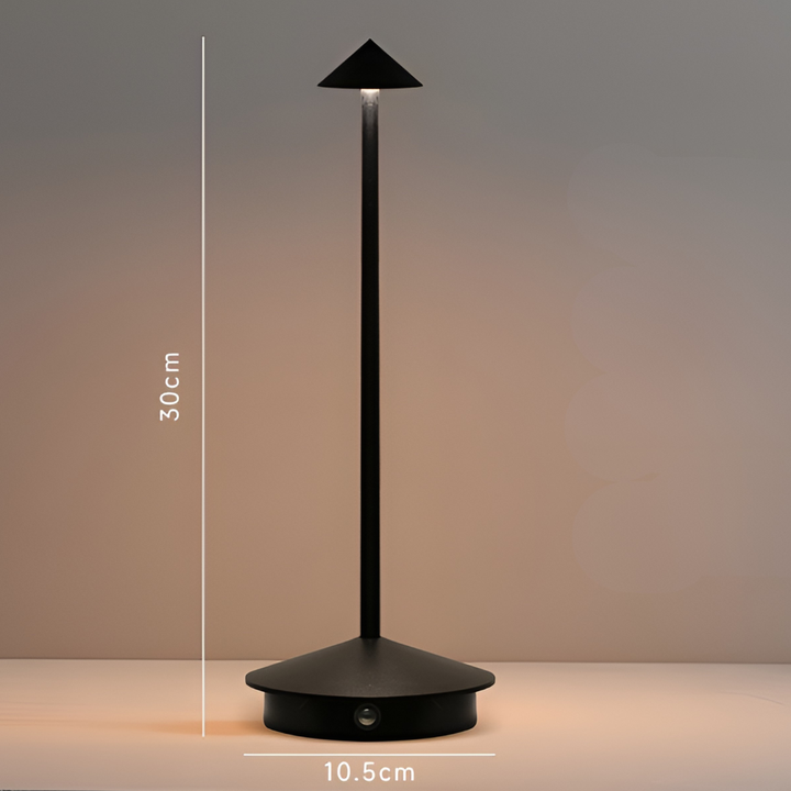 Decoratieve draadloze lamp met LED, ideaal als sfeerverlichting binnen en buiten.