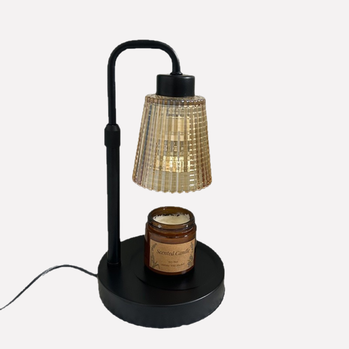 Moderne kaarsverwarmer lamp met timer voor geurkaarsen & waxmelts. Vlamvrije sfeerverlichting, veilig & sfeervol interieur.