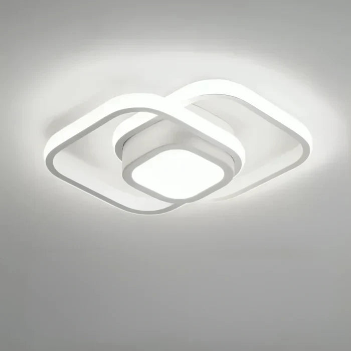 Moderne interieurverlichting: stijlvolle LED plafondlamp. Zwart design, energiezuinig en sfeervol.