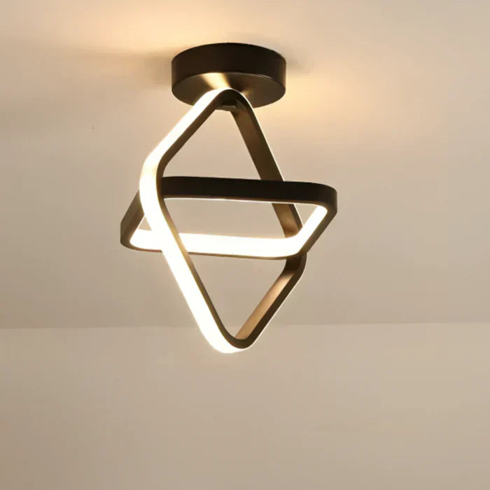 Witte design plafondlamp met LED, stijlvolle en energiezuinige oplossing voor elk interieur.