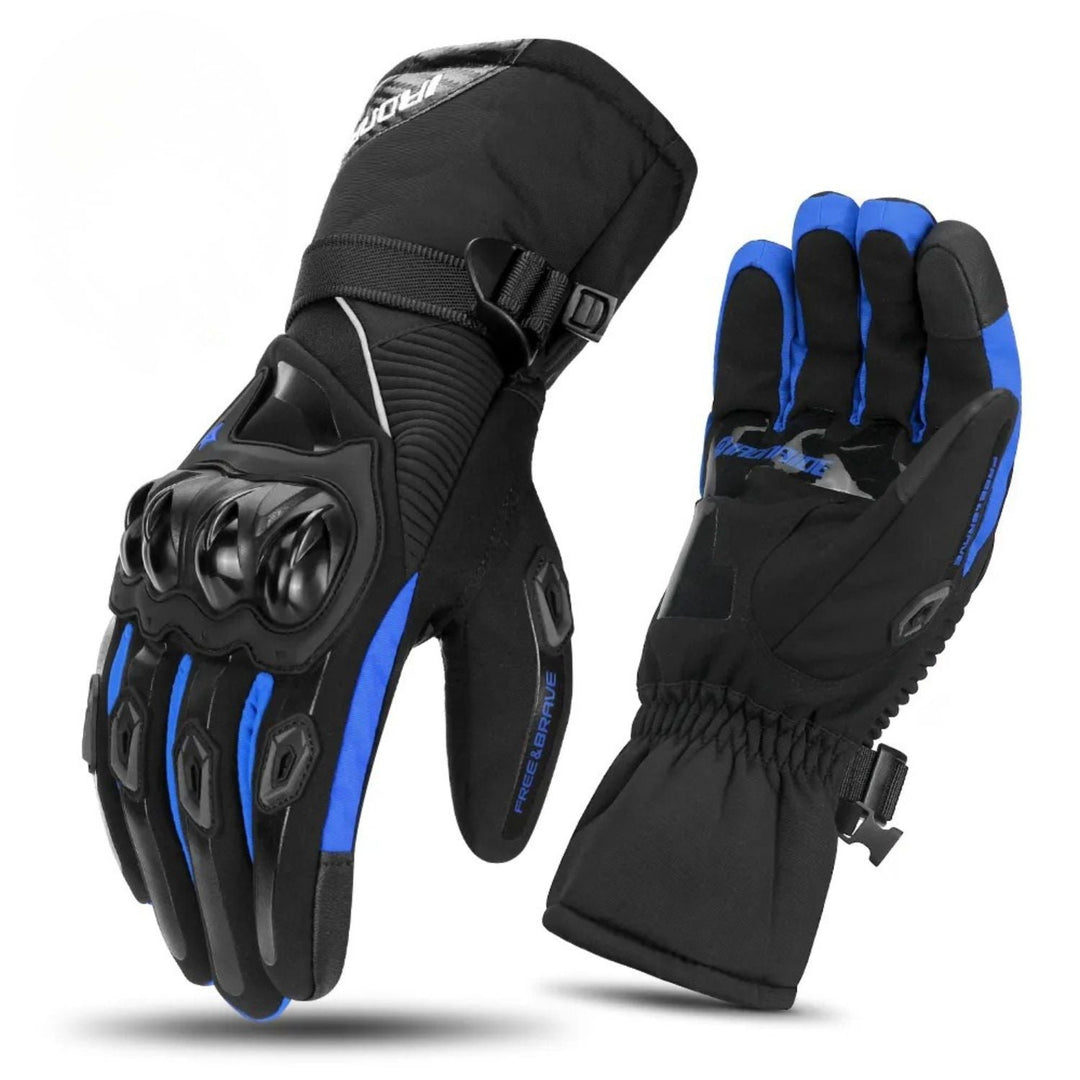 Warme, geïsoleerde unisex winterhandschoenen voor motorrijden. Waterdicht en winddicht voor comfort op de motor.