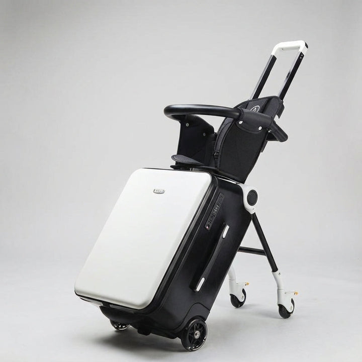 RideBuddy speelkoffer & reiskoffer in één, met ride-on functie voor kinderen. Ideale kinderreisbagage.