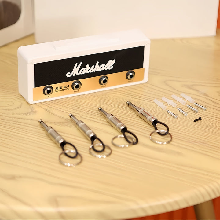 Design sleutelorganizer AmpKey, uniek muziek gitaarversterker thema. Houd je sleutels netjes thuis.