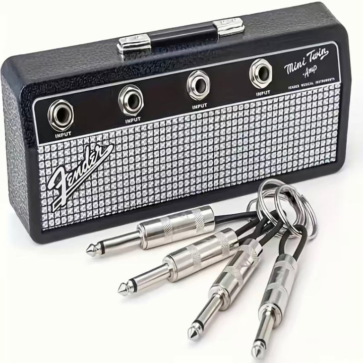 Uniek cadeau voor gitaar- en muziekfans: AmpKey sleutelhouder voor een rock-stijl entree.