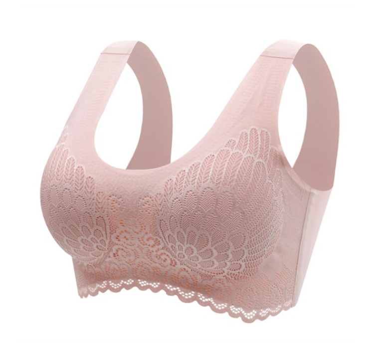 Ademende naadloze dames bh, ideaal voor gevoelige huid en optimaal comfort.