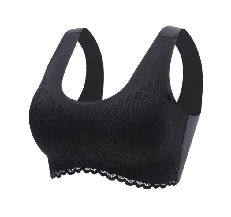 Zachte naadloze dames push-up bh, ademend en perfect als dagelijks ondergoed.