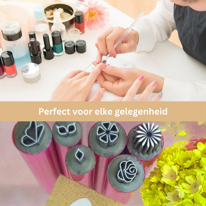 NailArt Pen Set voor prachtige nageldesigns. Ideaal voor thuis manicure, creatieve DIY nagels met precisie.