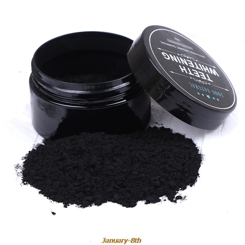 PowerPowder™ natuurlijk tandbleekpoeder voor wittere tanden, verwijdert vlekken en ondersteunt een gezonde mond.