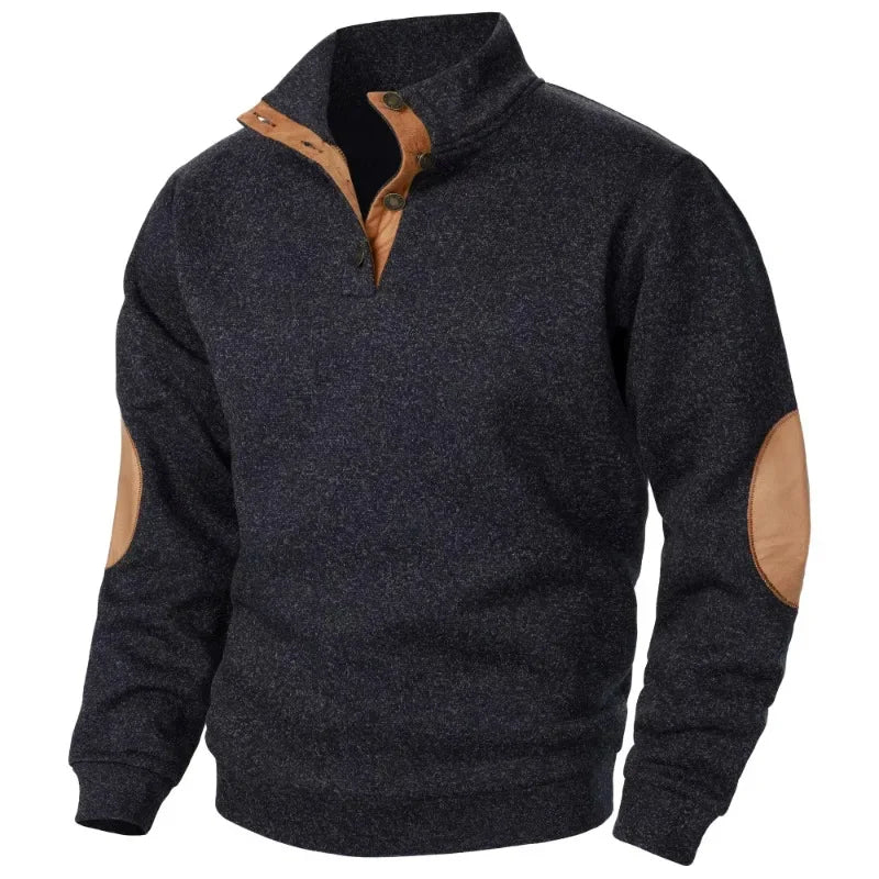 Nieuw heren V-hals sweatshirt, casual en stijlvol voor lente/zomer. Comfortabel en flexibel.