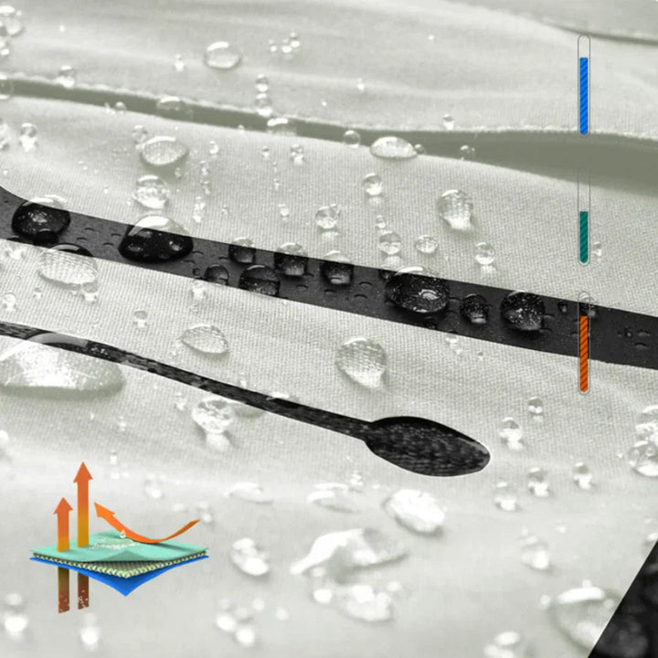 Moderne waterdichte dames outdoorjas. Beschermt tegen kou, warm, ademend en stijlvolle wintermode.