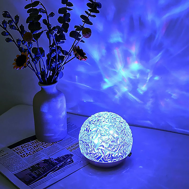 Oceaangolf projectorlamp: LED sfeerlicht met rustgevende oceaan golven projectie voor slaapkamer of woonkamer.