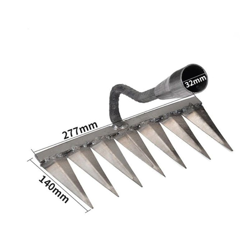 Deze onkruidhark maakt snel en moeiteloos wieden van onkruid mogelijk, een must-have tuingereedschap.