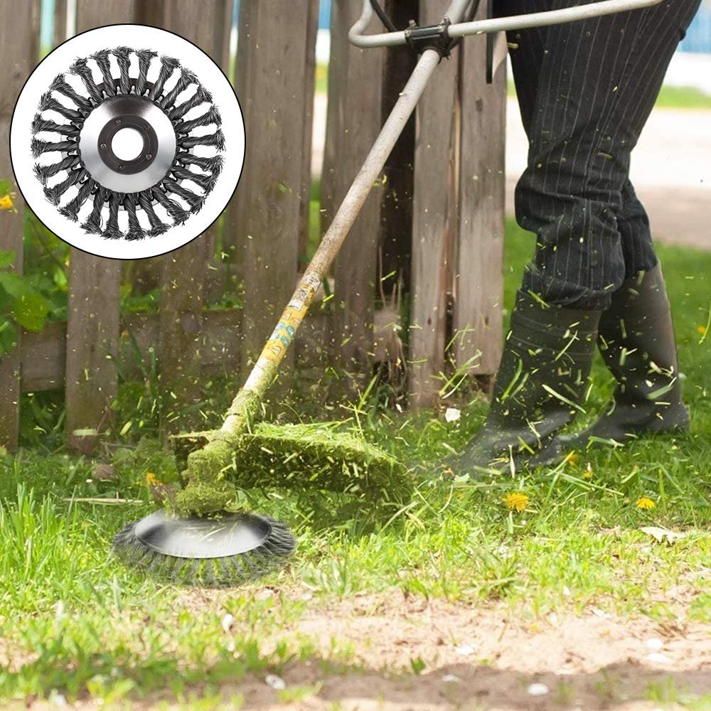 Efficiënte trimmerkop voor gazononderhoud en maaien. Ideaal tuingereedschap voor onkruid en gras trimmen.