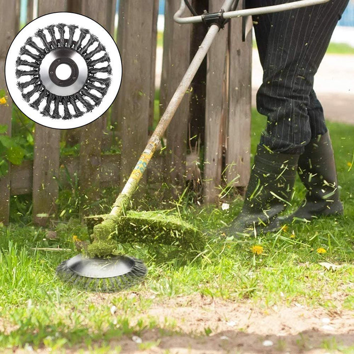 Efficiënte trimmerkop voor gazononderhoud en maaien. Ideaal tuingereedschap voor onkruid en gras trimmen.