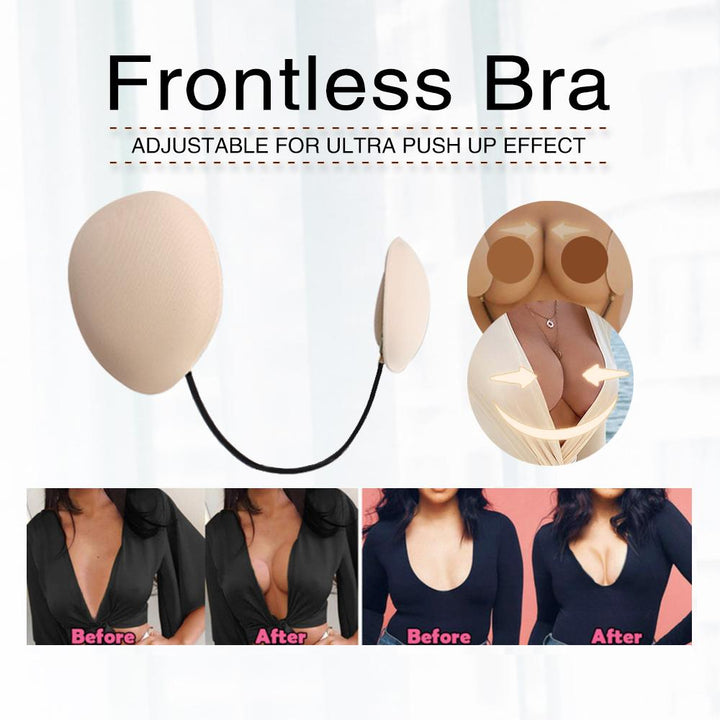 Dames frontless beha voor diepe decolletés, onzichtbaar onder strapless en rugloze avondkleding, biedt perfecte lift.