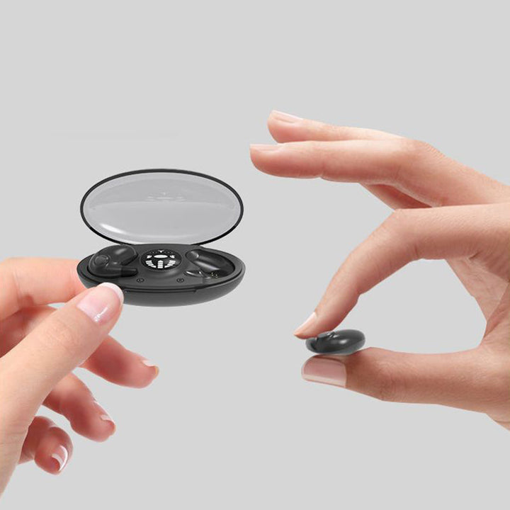 Compacte Bluetooth slaap koptelefoon met IPX5 rating, ideaal voor rust.