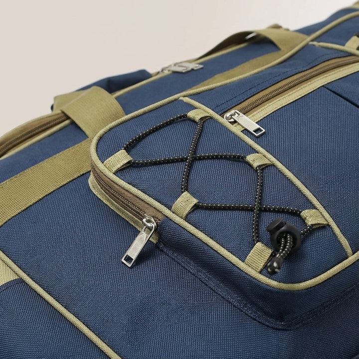 Duurzame opvouwbare reistas (65L) van Oxford, PackLiteX model, als handige bagage voor reizen en korte vakanties.
