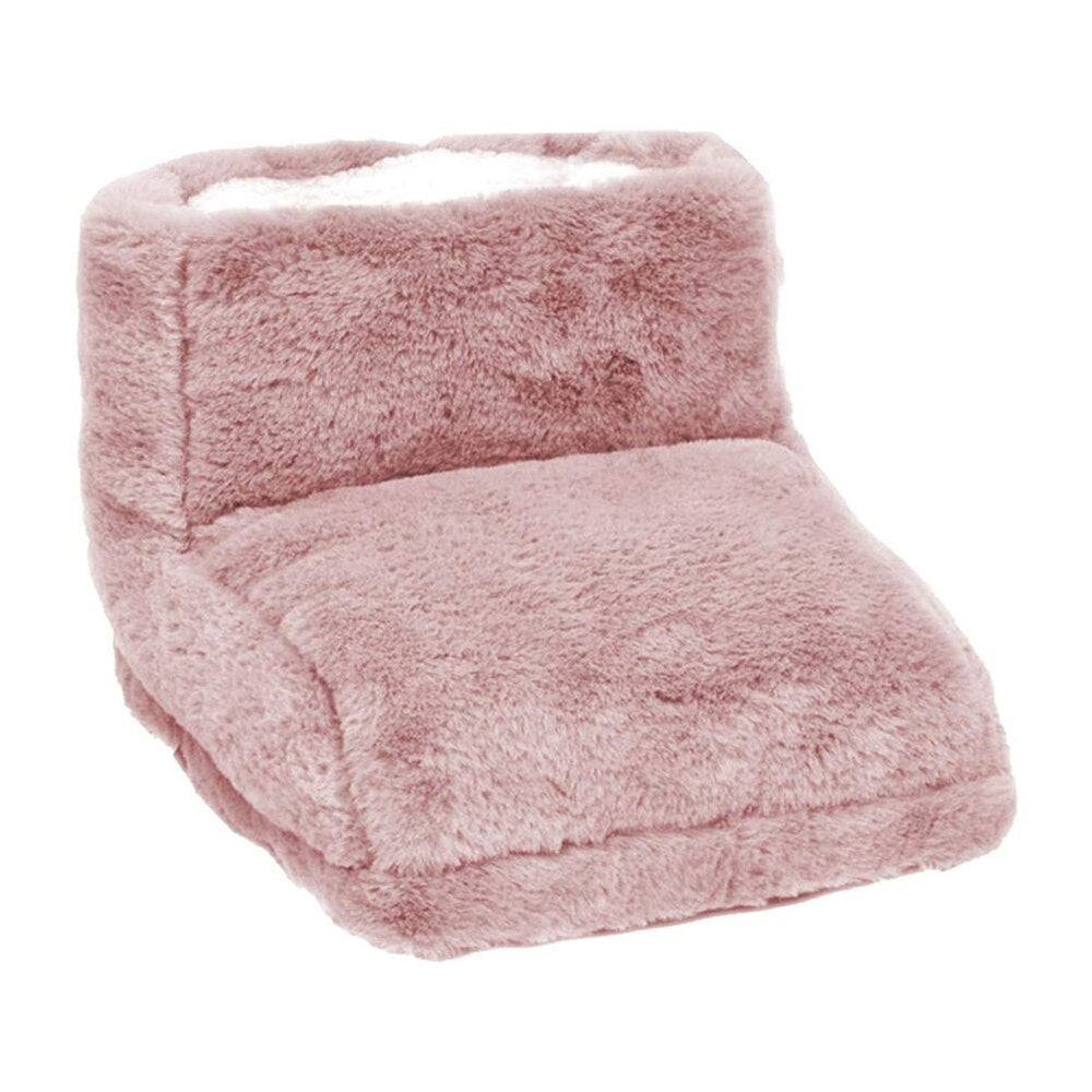 Pluche oplaadbare USB voetverwarmer; elektrische warmte voor ultiem wintercomfort en warme voeten.