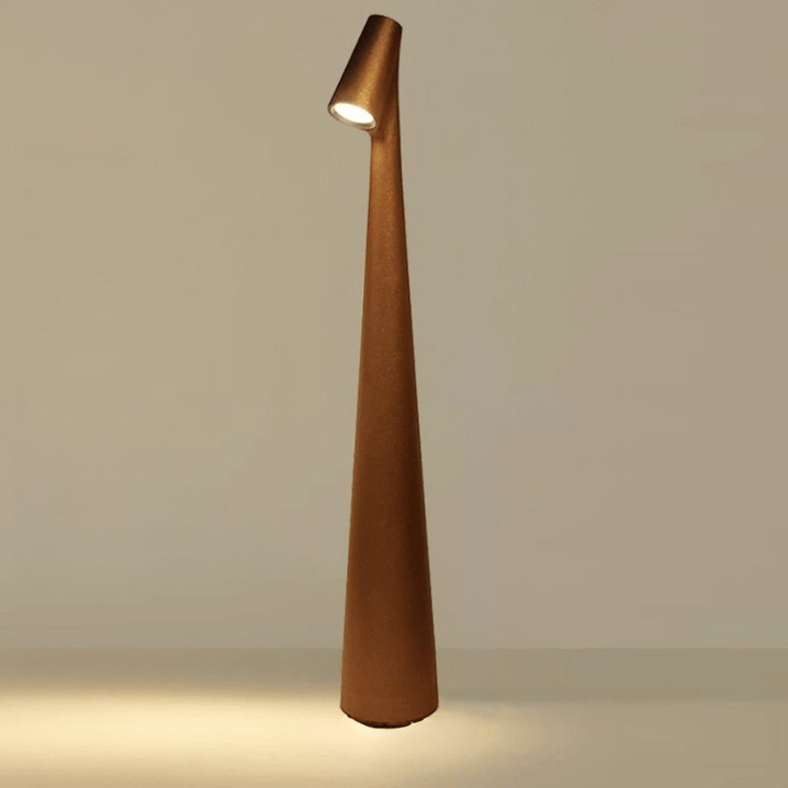 Handige oplaadbare tafellamp met dimbare LED, draadloos voor flexibele plaatsing binnen/buiten.