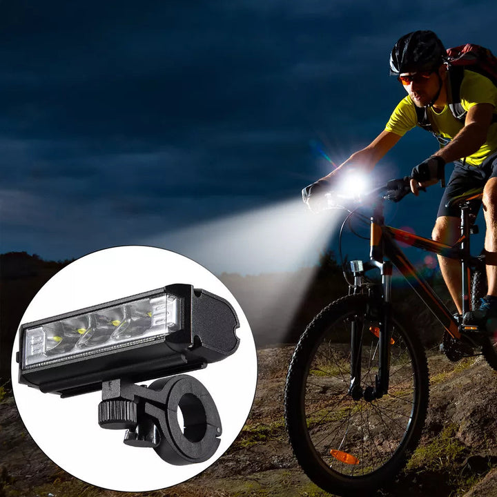 Ultrafelle, weerbestendige LED fietslamp voor optimale veiligheid. Ideaal voor mountainbike en nachtelijke fietsritten.