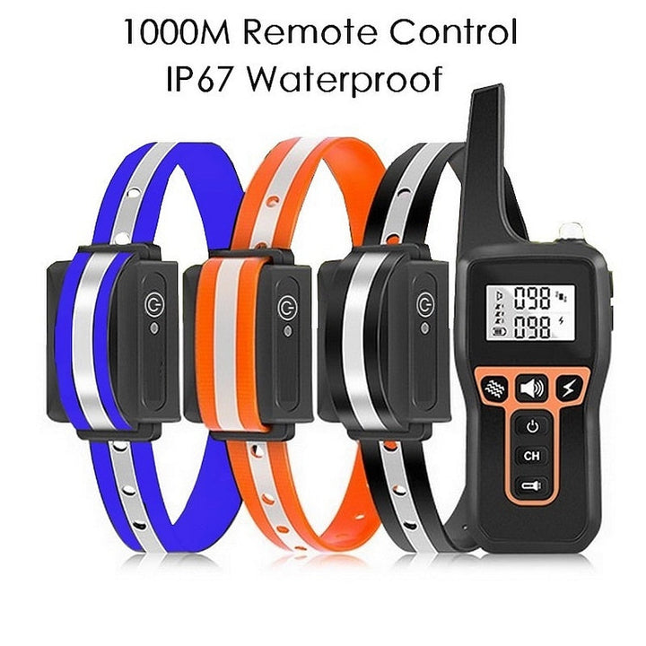 Oplaadbare hondentrainingshalsband met USB-kabel, milieuvriendelijk en altijd klaar voor gebruik.