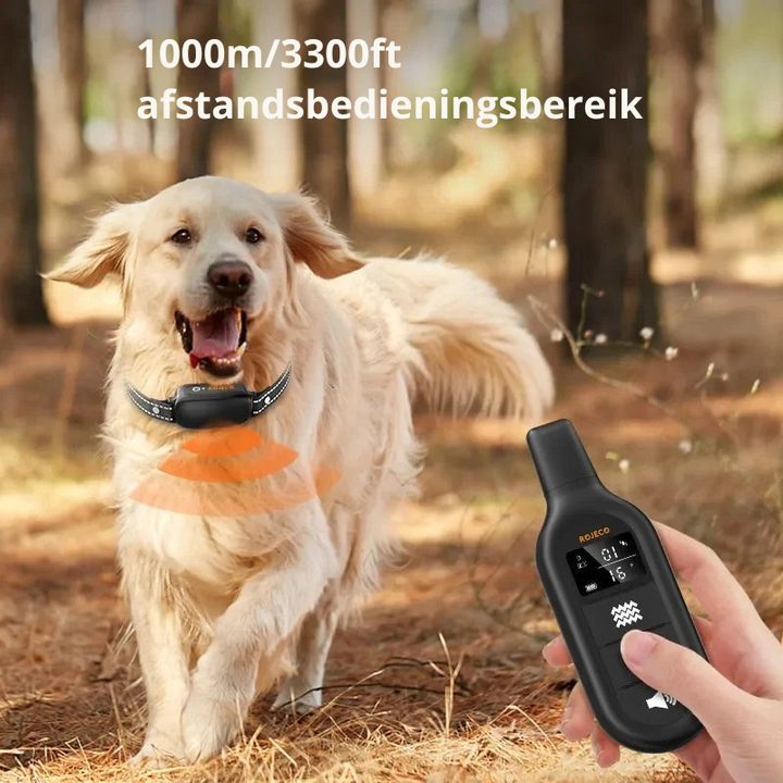 Robuuste waterdichte hondentrainingshalsband, perfect voor buiten training en gedragscorrectie van huisdieren.
