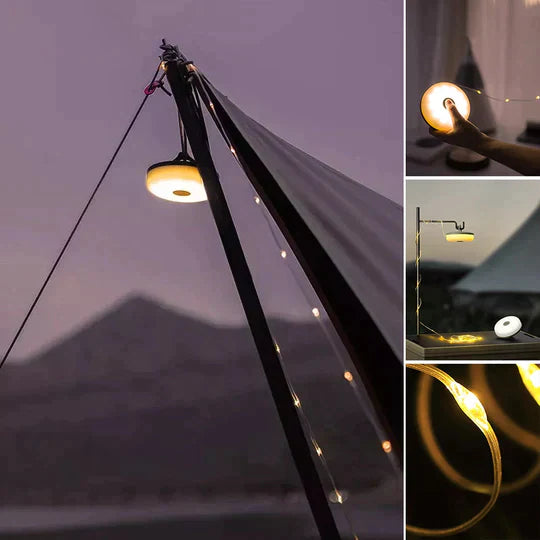 Feestverlichting LED oprolbaar, waterdicht en sfeervol, perfect voor elk buitenfeest.